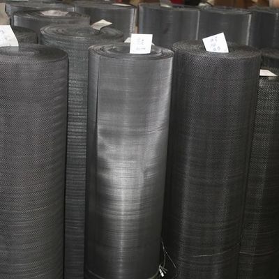 High Tensile Plain Steel Wire Mesh/Black Wire Cloth/Mild Steel Netting/Extruder screen pack iron Black wire mesh cloth