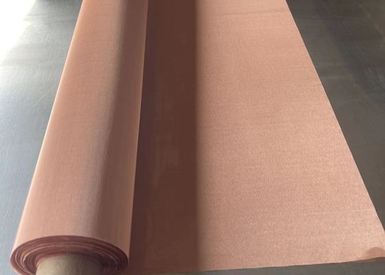 EMF RF Shielding Pure Copper Wire Cloth/ Pure Copper Wire Mesh Screen Fabric For Faraday Cage