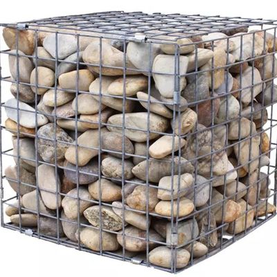 Gabion Cage, 2m x 1m x 1m (75x75mm),hot dipped galvanized welded gabion /welded gabion/gabion wall  for stone