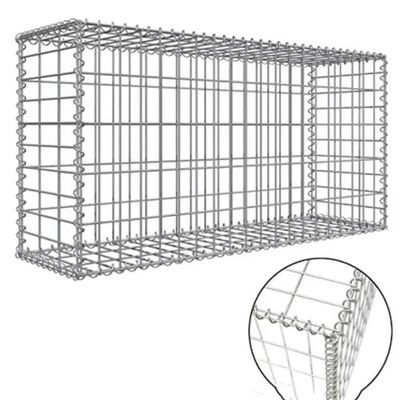 Gabion Cage, 2m x 1m x 1m (75x75mm),hot dipped galvanized welded gabion /welded gabion/gabion wall  for stone