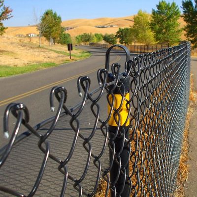 PVC coated chain link fencing for sale high quality galvanized diamond football fence used factory sale chain link fence