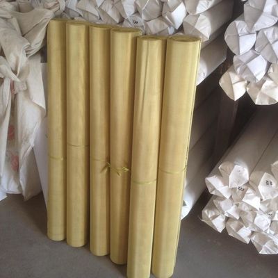 Brass Wire Cloth Woven Brass Wire Mesh Screen Cloth for Filtering Liquid and Gas Phosphor bronze wire mesh cloth Copper