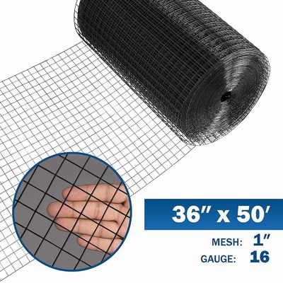 PVC Coated welded wire mesh Garden Craft PVC Coated Welded Wire Mesh Wire Fencing Green Color Iron netting 1/4" - 6"