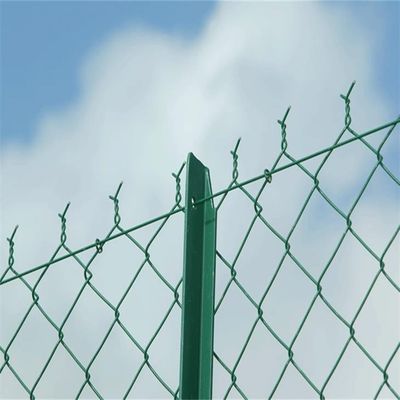 CHAIN LINK FENCE FOR ROAD FENCE, HDG chain link mesh, diamond wire mesh, rhombic wire mesh, cyclone fence