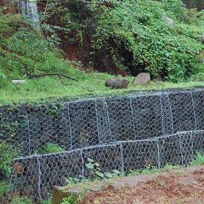 Heavy-Duty Hexagonal Wire Netting, Gabion Box, Gabion, Gabion Cage,Rockweld Wall Cages, woven gabions