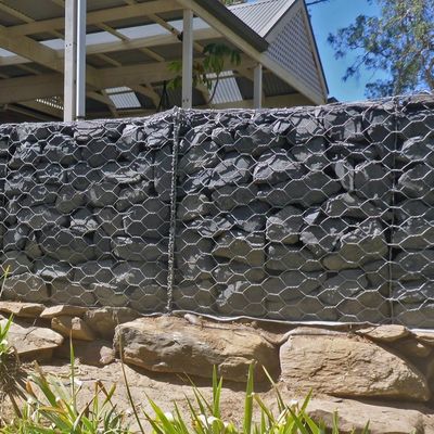 Heavy-Duty Hexagonal Wire Netting, Gabion Box, Gabion, Gabion Cage,Rockweld Wall Cages, woven gabions