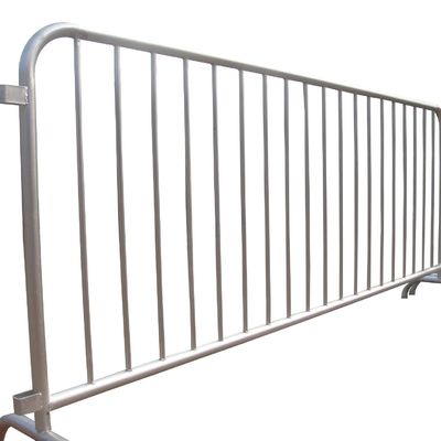 Galvanized Control Barriers  Removable Events Crowd Control Temporary Pedestrian Barrier Fence