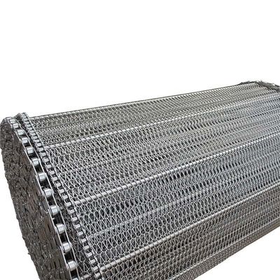 Balanced Weave Conveyor Belt Stainless steel Balanced Weave conveyor belt Food Grade wire mesh conveyor belt with chains