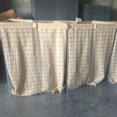 Defensive HESCO Barrier, HESCO barrier, HESCO bastion, HESCO blast wall, Manufacturer customized Welded gabion mesh wall