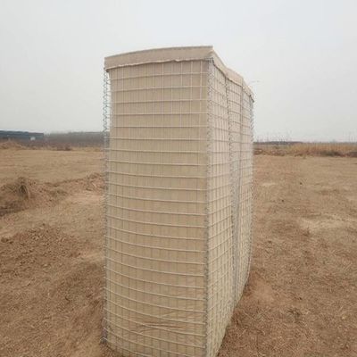 Defensive HESCO Barrier, HESCO barrier, HESCO bastion, HESCO blast wall, Manufacturer customized Welded gabion mesh wall