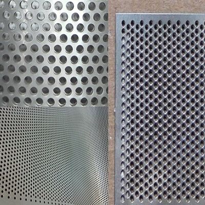 Stainless Steel 0.5-8.0MM Thick Round Hole Perforated Metal Sheet