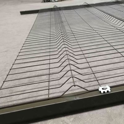 Curved welded fence/Home Outdoor Decorative 3D Curved Welded Wire Mesh Garden Fence Panels/3D security fence