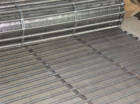 304 316 Stainless Steel Eye Flex Wire Mesh Conveyor Belt for Drying