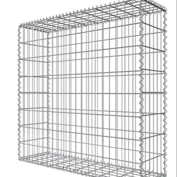 Gabion Cage, 2m x 1m x 1m (75x75mm),hot dipped galvanized welded gabion /welded gabion/gabion wall  for stone