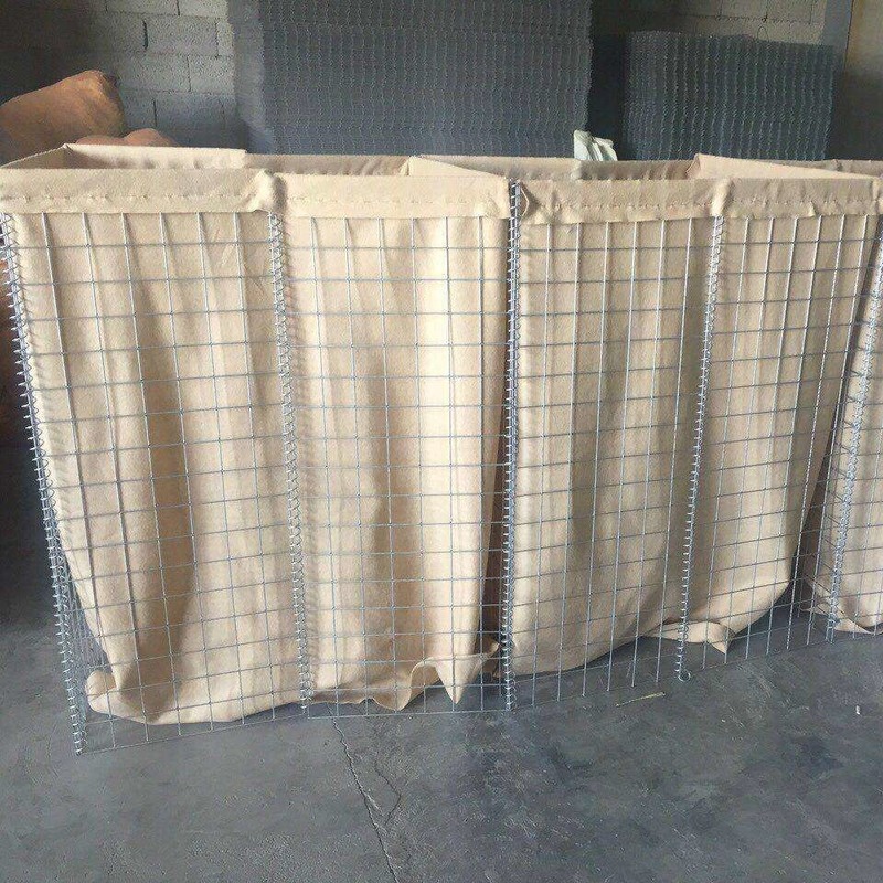 Defensive HESCO Barrier, HESCO barrier, HESCO bastion, HESCO blast wall, Manufacturer customized Welded gabion mesh wall