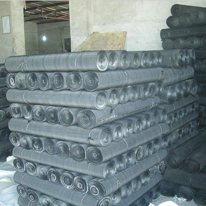 Low carbon steel wire mesh/Black wire cloth for filtering, Wire Mesh Extruder Filter Screen Filter Disc Black Wire Mesh